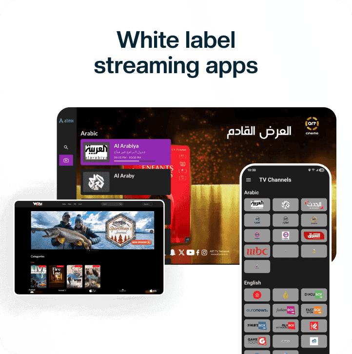 Applications OTT en marque blanche
