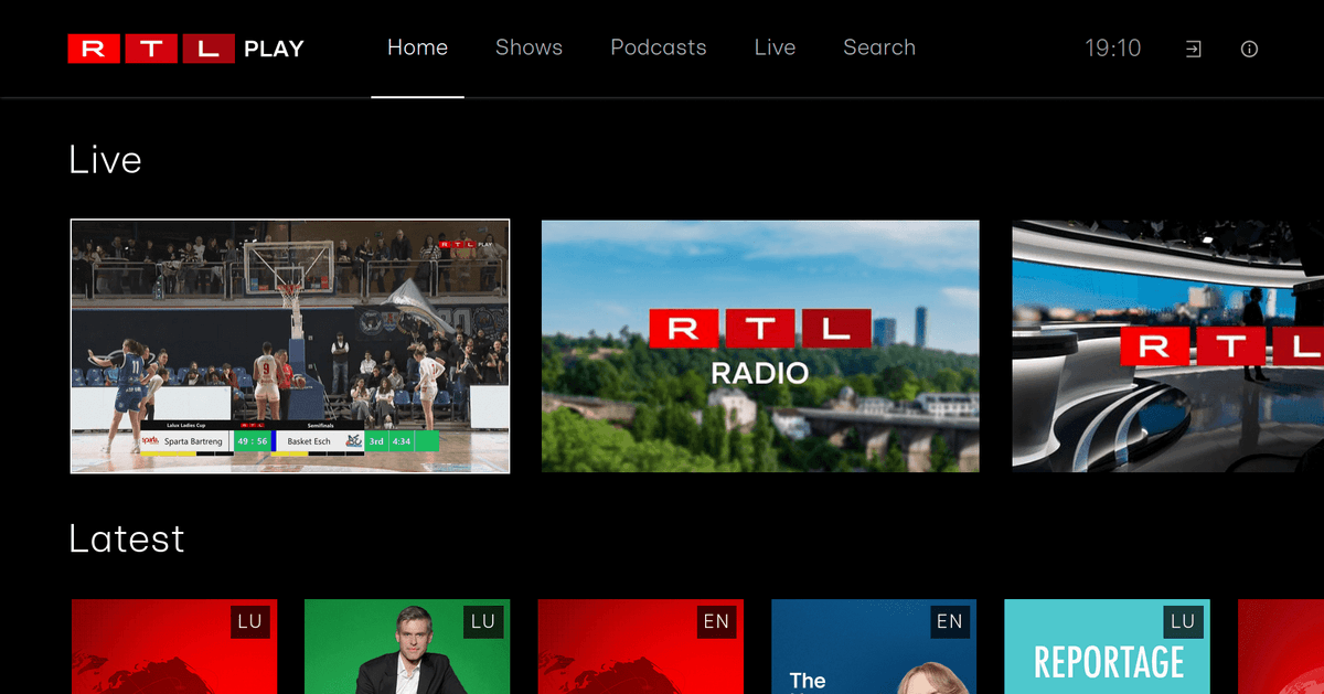 Interfaz de la aplicación 2