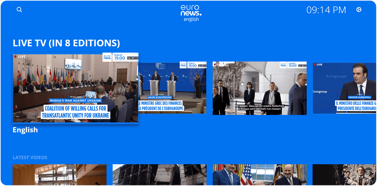 Interfaz de la aplicación 3