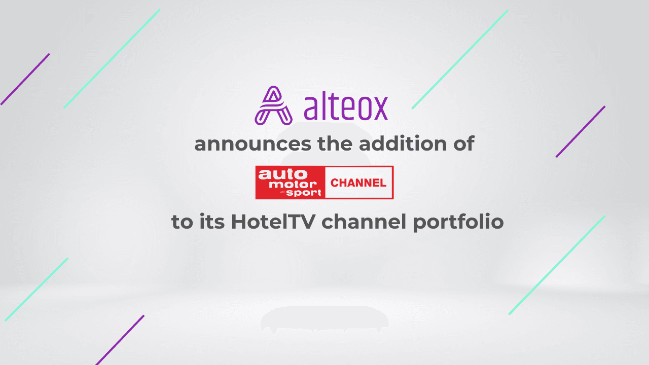 Alteox and Motor Presse TV partner to enhance the hotel guest experience