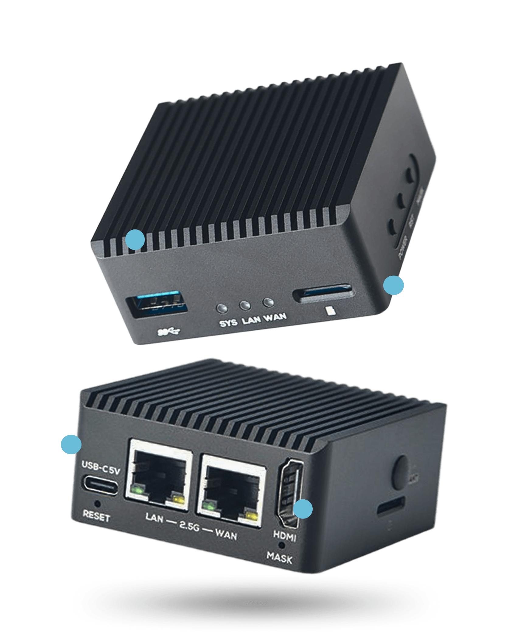 Vista general del hardware de la Caja IPTV / HDMI